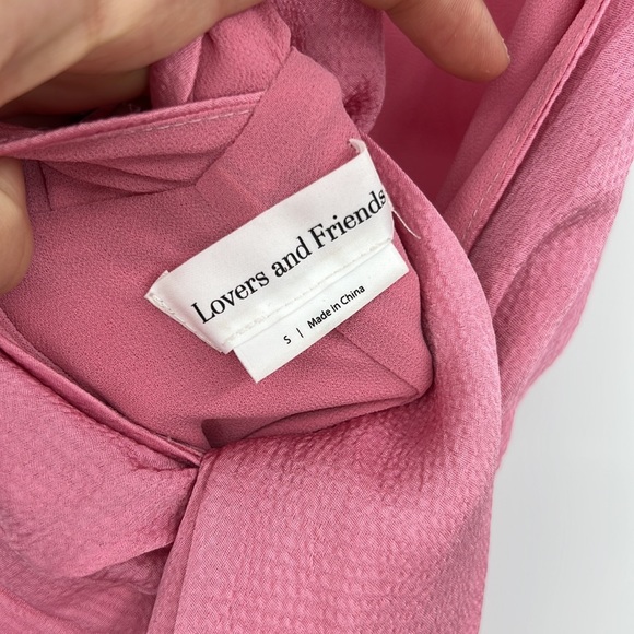 Lovers and Friends Carlita Jumpsuit in Rosebloom Pink - Picture 8 of 9